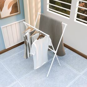 1pc, Portable Hanger, Foldable And Adjustable Length, Saving Indoor And Outdoor Drying Rack Space