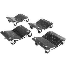 VEVOR Wheel Dolly, 6000 Lbs 2722 Kg Car Moving Dolly, Wheel Dolly Car Tire Stake Set Of 4 Piece, Heavy-duty Car Tire Dolly Cart Moving Cars, Trucks, T