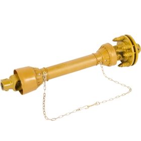 VEVOR PTO Shaft, PTO Drive Shaft, 6 Spline Both Ends PTO Driveline Shaft, Series 4 Tractor PTO Shaft, Brush Hog PTO Shaft, Yellow PTO Shaft WSlip Clut