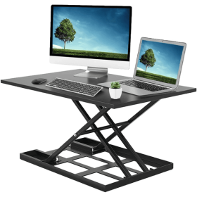 Adjustable Height Standing Desk, Ergonomic Rising Computer Table, Foldable Desk, Portable And Easy To Move, Large Wide Rising Tabletop Computer Table