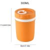 Portable Cute Lunch Box School Kids Plastic Picnic Bento Box Microwave Food Box With Spoon Fork Compartments Storage Containers